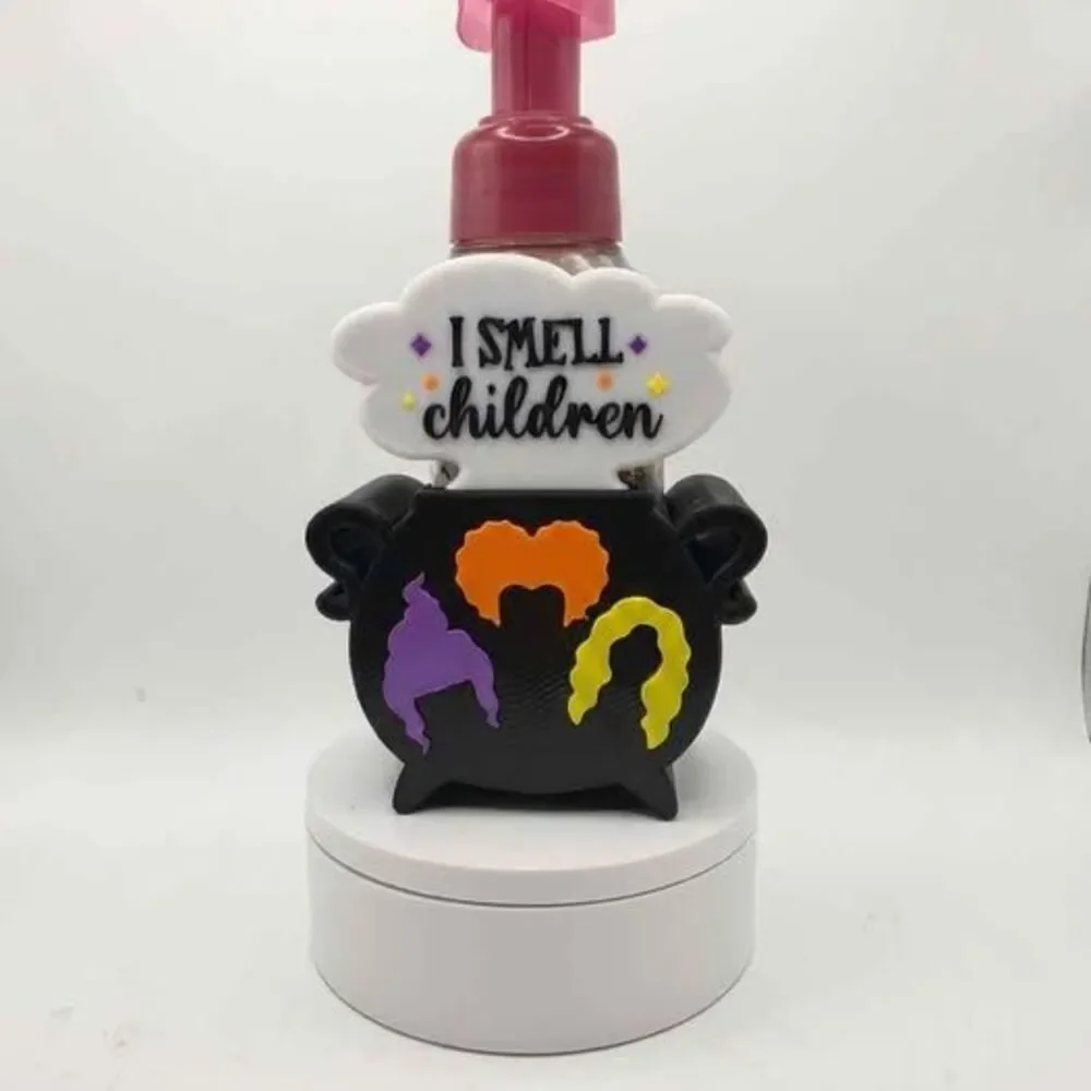 Halloween Hocus Pocus Cauldron Soap Dispenser Holder